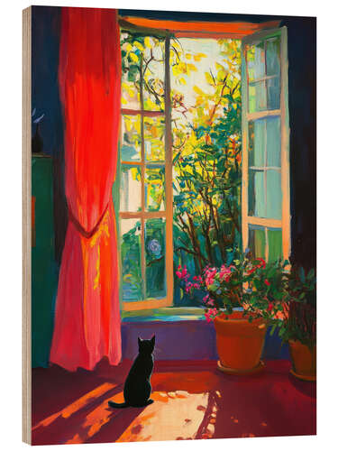 Cuadro de madera Morning sun