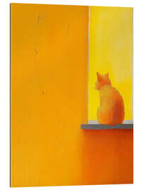Stampa su plexi-alluminio Sunny cat