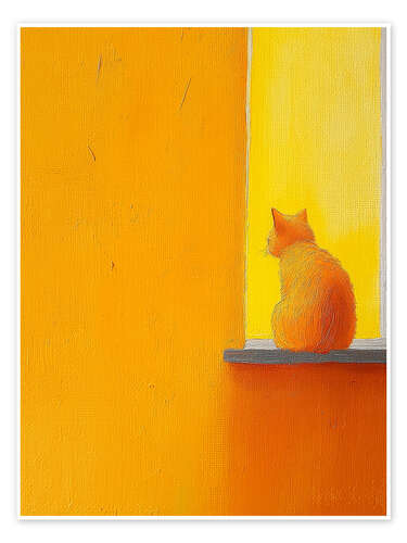 Plakat Sunny cat