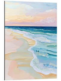 Magnettafel Pastellfarbener Sonnenaufgang