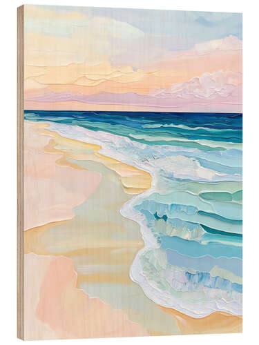 Obraz na drewnie Pastel sunrise