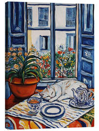 Canvas print Afternoon nap - DejaReve