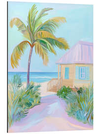 Aluminium print Beach house - DejaReve