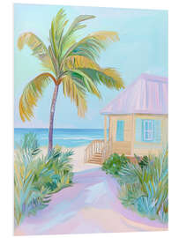 Hartschaumbild Strandhaus