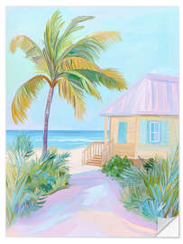 Wandsticker Strandhaus