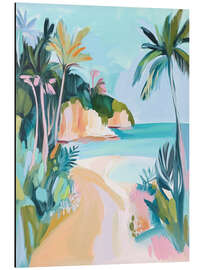 Quadro em alumínio Beach view - DejaReve