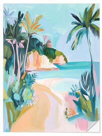 Wandsticker Strandblick
