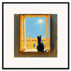 Gerahmter Kunstdruck Augustsonne