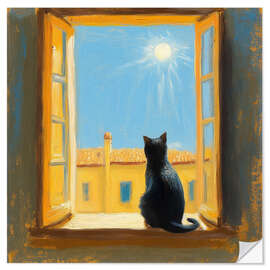 Wandsticker Augustsonne