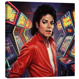Tableau sur toile King of Pop at the Arcade - Felipe Hora