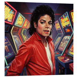 PVC-tavla King of Pop at the Arcade