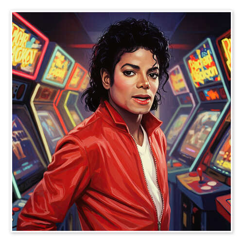 Póster King of Pop at the Arcade