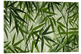 Akrylbilde Green Bamboo Grove