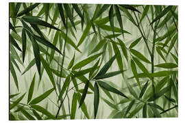 Magnettafel Grüner Bambushain