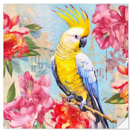 Naklejka na ścianę Tropical Island Parrot - Andrea Haase