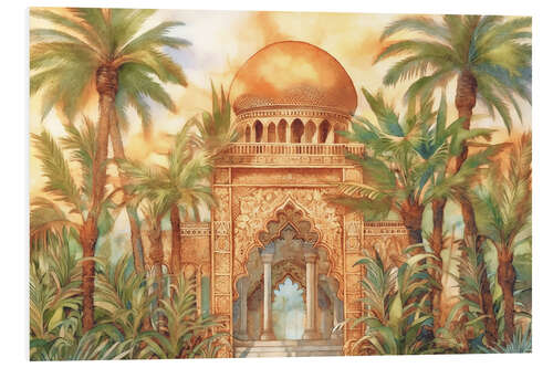 Foam board print Tropical Jungle Palace