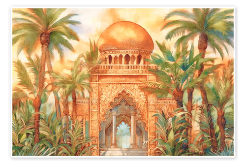 Plakat Tropical Jungle Palace