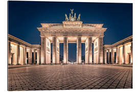Stampa su plexi-alluminio Brandenburg Gate Berlin