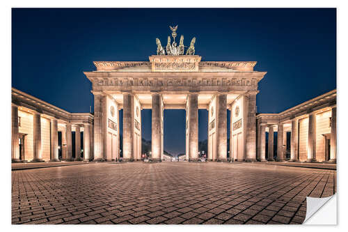 Muursticker Brandenburg Gate Berlin