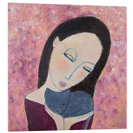 Hartschaumbild Aus tiefstem Herzen