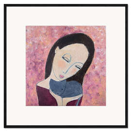 Gerahmter Kunstdruck Aus tiefstem Herzen