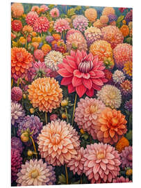 Foam board print Dahllia Ocean - Annika Persson