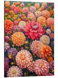 Magnettafel Dahlie Ocean