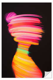 Sticker mural Woman portrait long exposure - Frank Daske