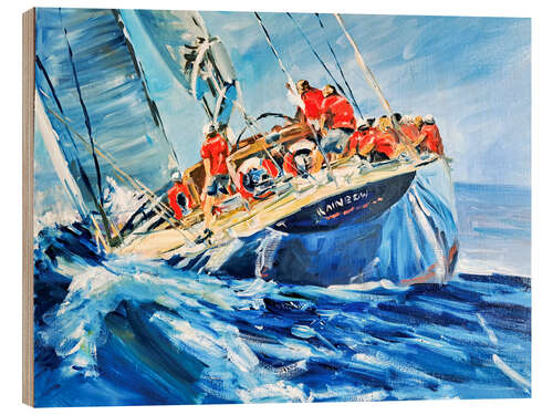 Quadro de madeira Rainbow