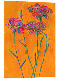 Acrylglasbild Nelken - Dawn Underwood