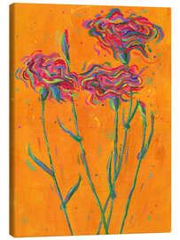 Tableau sur toile Carnations - Dawn Underwood