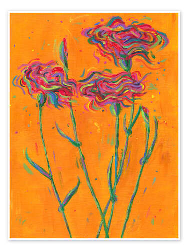 Plakat Carnations