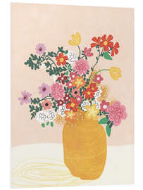 Tableau en PVC Pink flowers