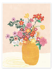 Obra artística Pink flowers - Gigi Rosado