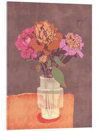 Acrylic print Peonies - Gigi Rosado