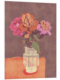 Foam board print Peonies - Gigi Rosado