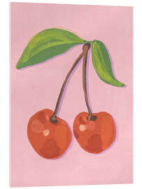 Obraz na szkle akrylowym Cherries - Gigi Rosado