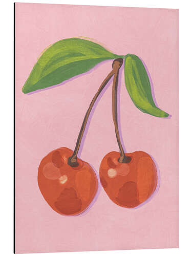 Aluminium print Cherries