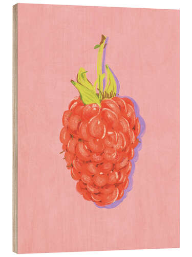 Obraz na drewnie Raspberry