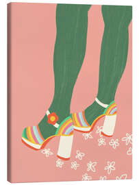 Canvas print Floral walk - Gigi Rosado