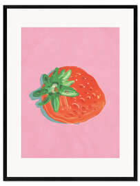 Kunsttryk i ramme Strawberry