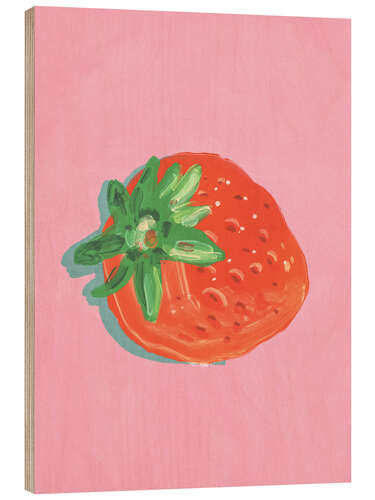 Obraz na drewnie Strawberry