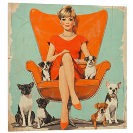 Hartschaumbild Boss Lady