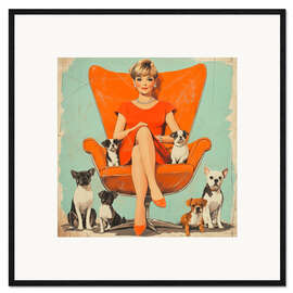 Gerahmter Kunstdruck Boss Lady