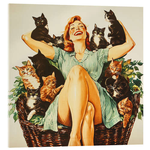 Acrylic print Housewife's dream
