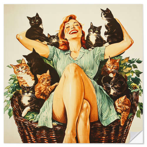 Naklejka na ścianę Housewife's dream
