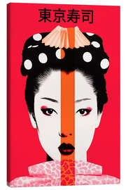 Tableau sur toile Tokyo Sushi - Frank Daske