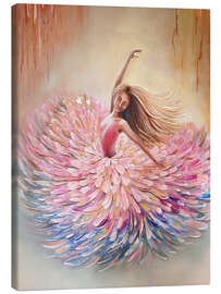 Tableau sur toile Dancing ballerina - Madelene Löfholm