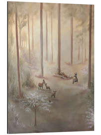 Alumiinitaulu Fairy tale in the forest - Madelene Löfholm