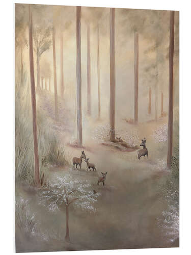 Foam board print Fairy tale in the forest